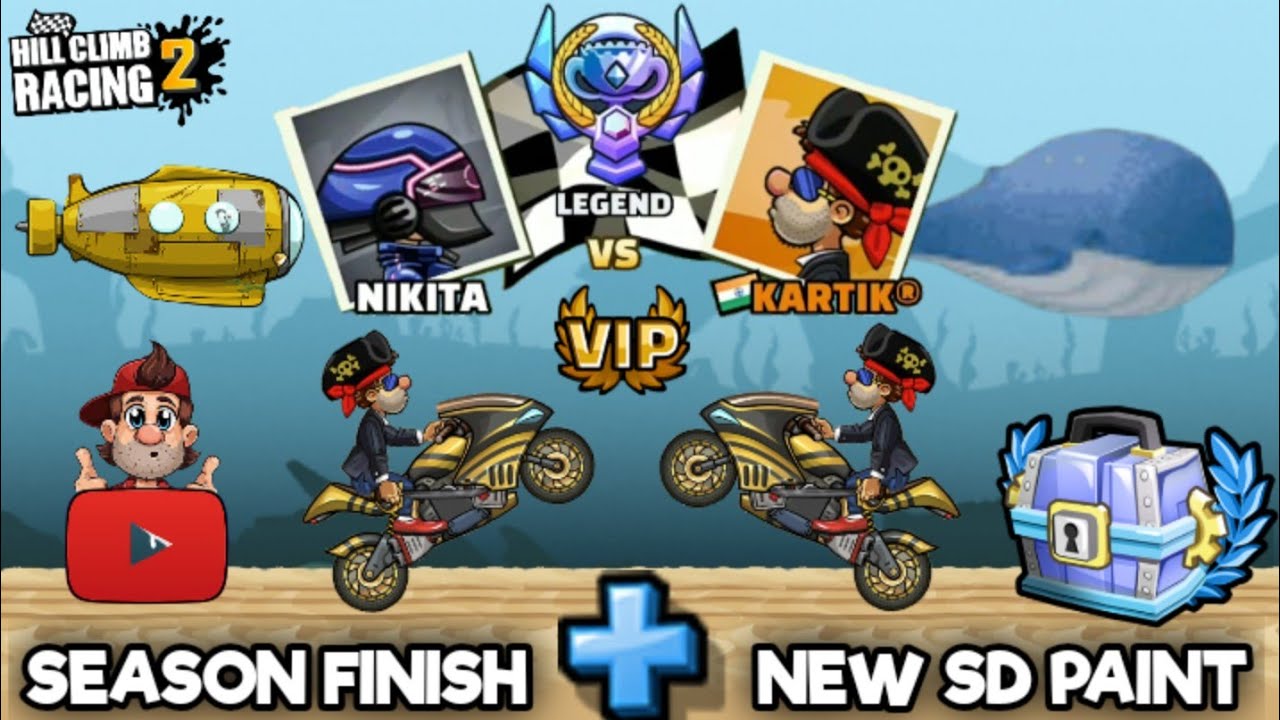 Hill Climb Racing 2 - Beating Bosses, Season Finished + Super Diesel New Paint 😍