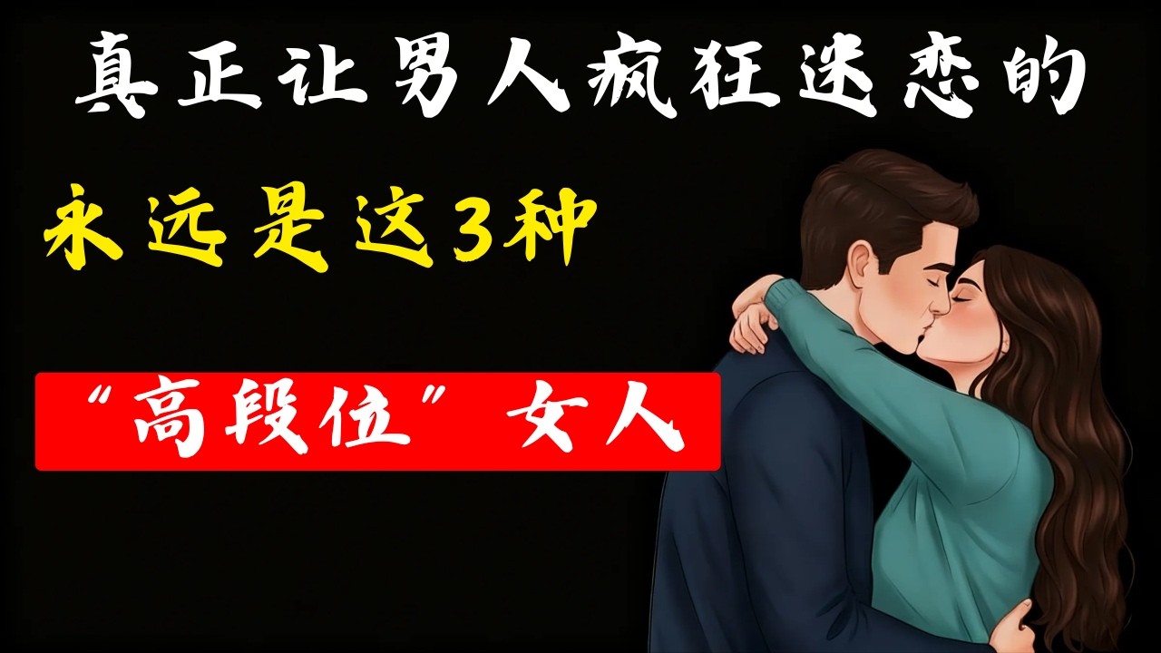 真正让男人疯狂迷恋的，永远是这3种“高段位”女人