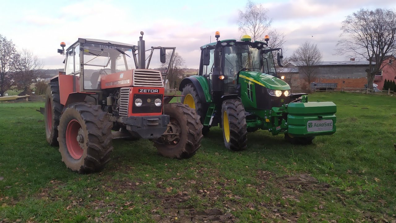 Nowy John Deere 6120M konserwacja pługa oraz moje codzienne obowiązki