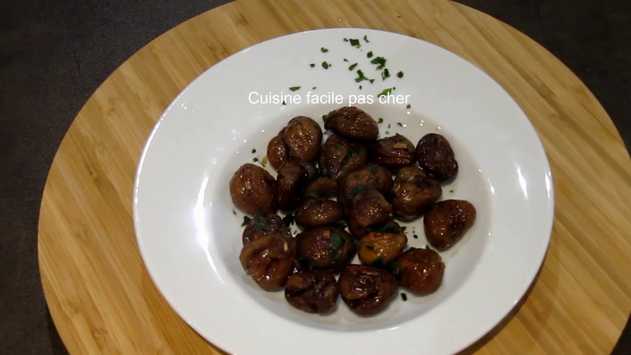 Comment cuisiner les marrons en conserve