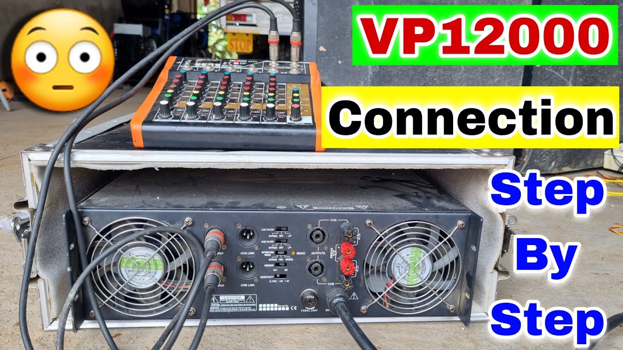 VP12000 Back Panel Setting Kaise Kare 🤔 Bridge Mode , Parallel Mode , Stereo Mode