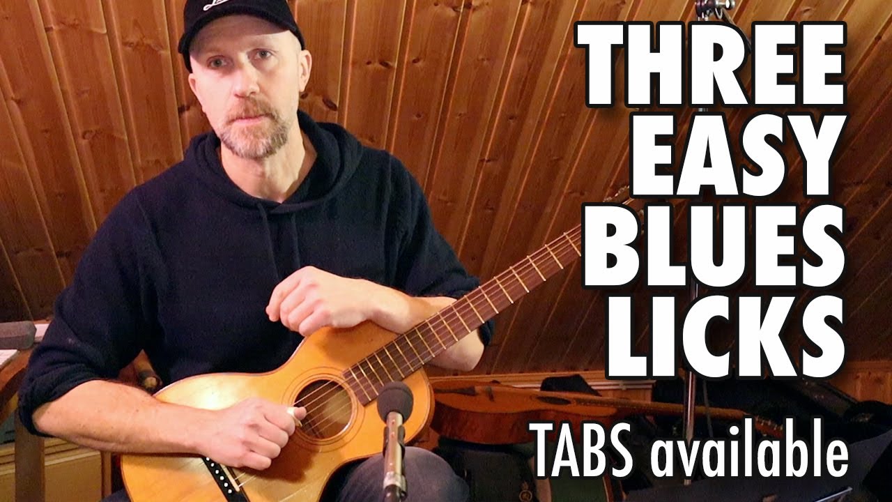 Learn 3 Easy Blues Licks for Beginners (with TABS)
