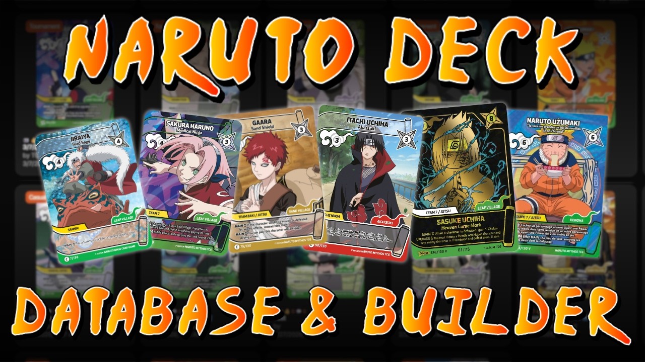 How to Find Decklists & Build Decks | Naruto Mythos TCG