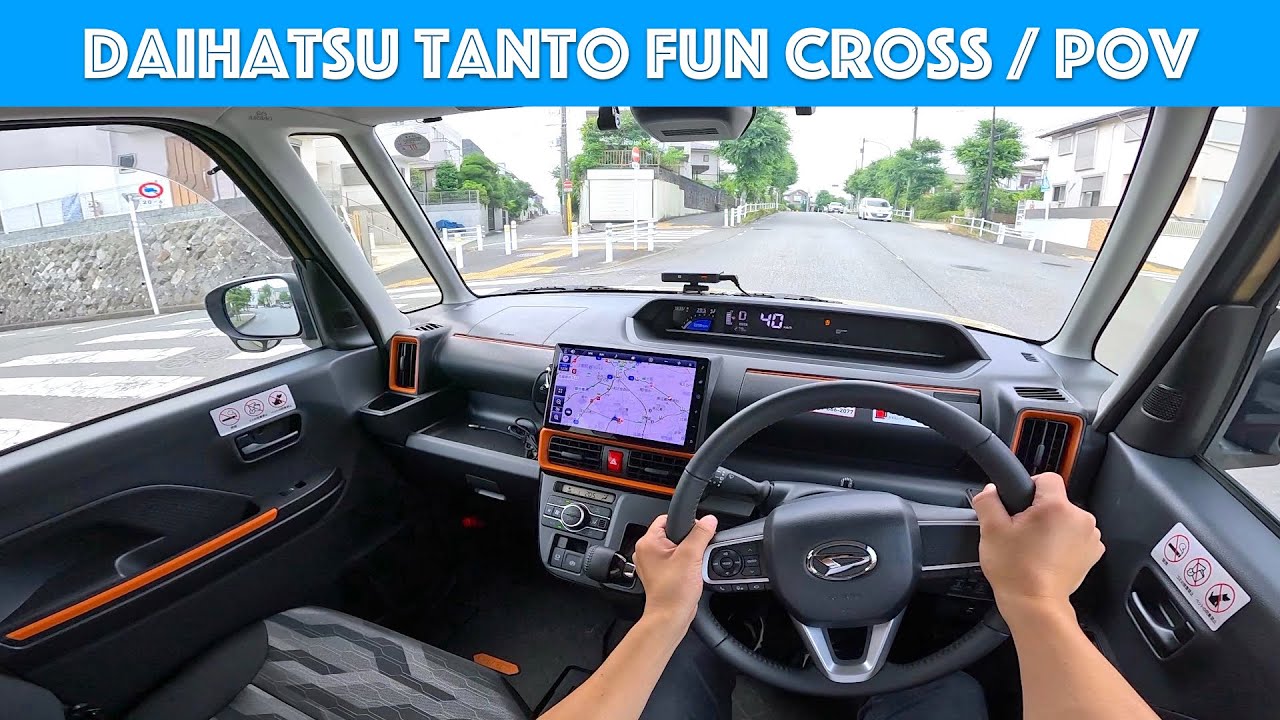 2022 Daihatsu Tanto Fun Cross - Test Drive - POV with Binaural Audio