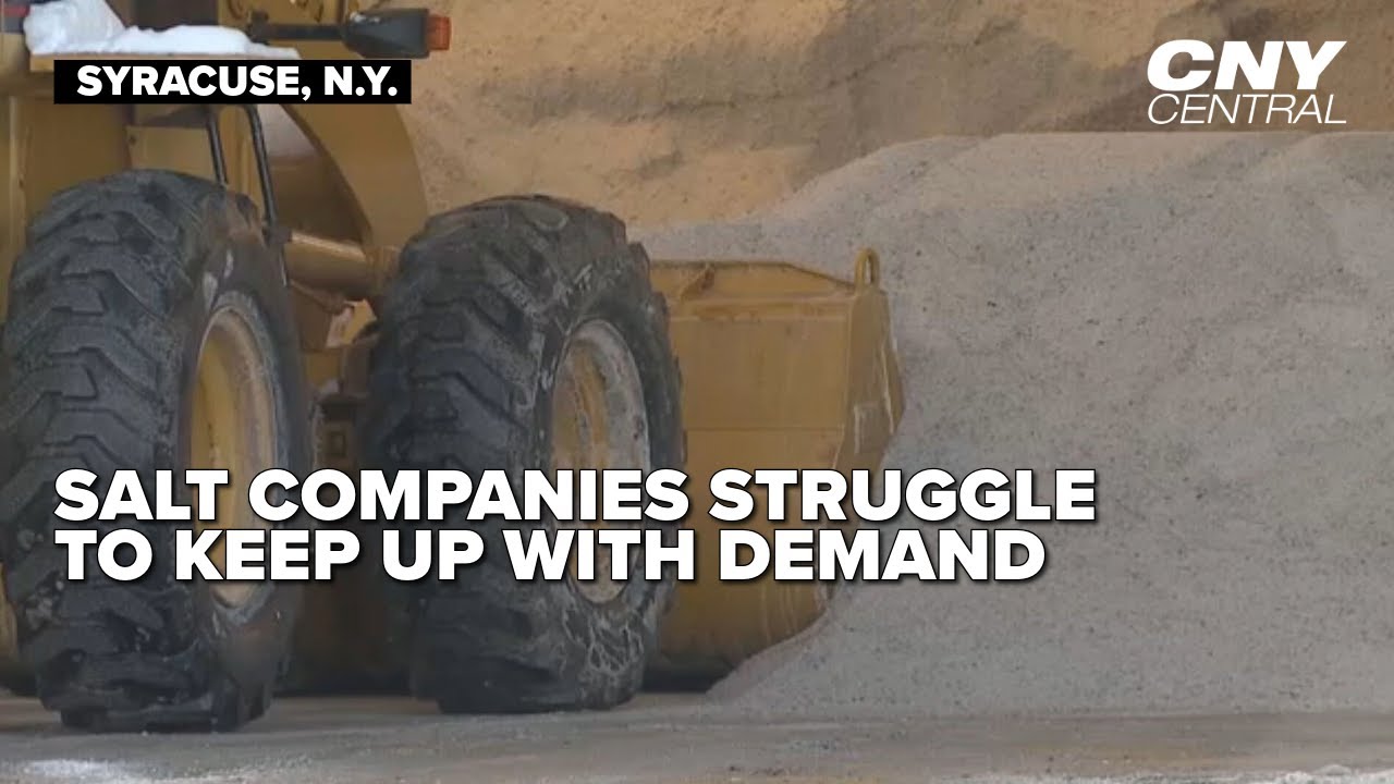 How supply chain issues are impacting rock salt on store shelves