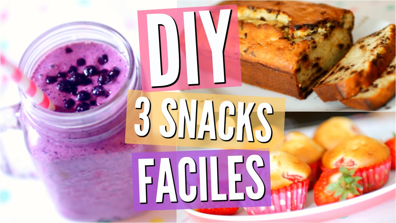 DIY Snacks Pinterest | 3 recettes FACILES pour le PRINTEMPS !