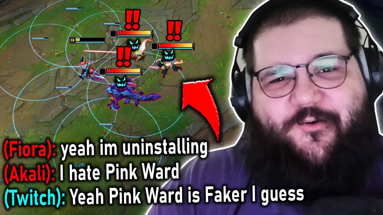 PINK WARD EMBARRASSES THE ENTIRE ENEMY TEAM! (HILARIOUS 1V3 SHACO BAITS)