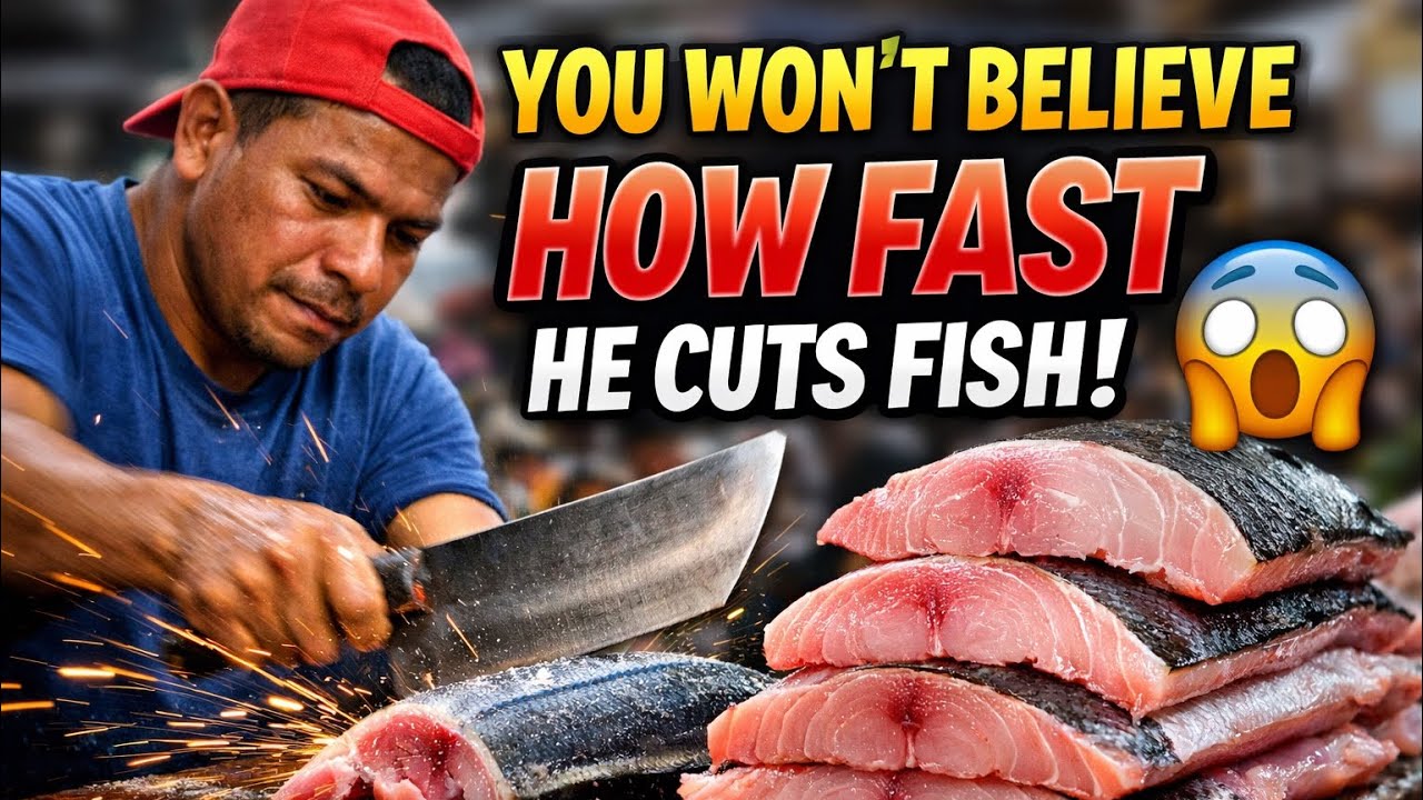 This Street Fish Cutter Is Insane 🤯