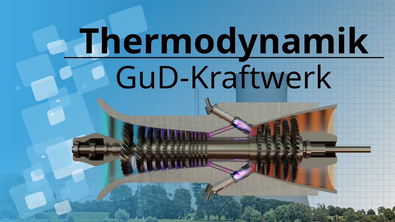 Was ist ein Gas-und-Dampf-Kombikraftwerk & Block-Heizkraftwerk? (GuD-Kraftwerk: Aufbau und Funktion)