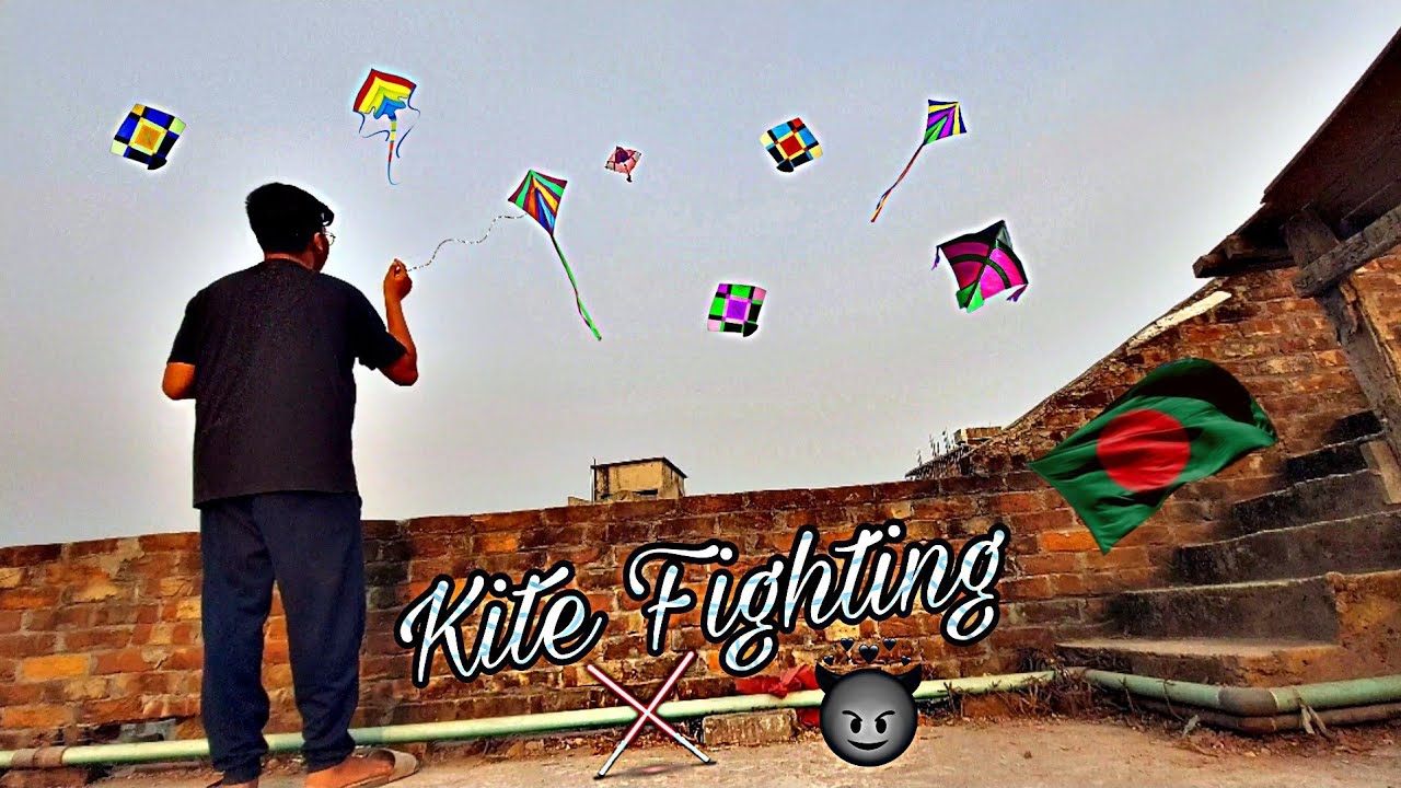 Kite Fighting এ যেভাবে ঘুড়ি কাটতে হয় Bangladesh kite fighting by Jarif #Jarif_vlogs #kite_lover_bd