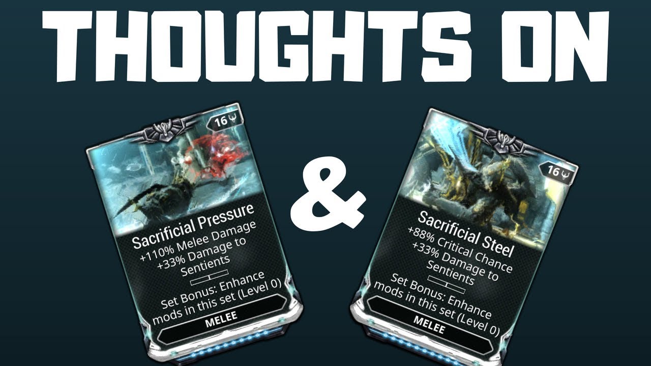 Warframe | Thoughts About The Sacrificial Mod Set
