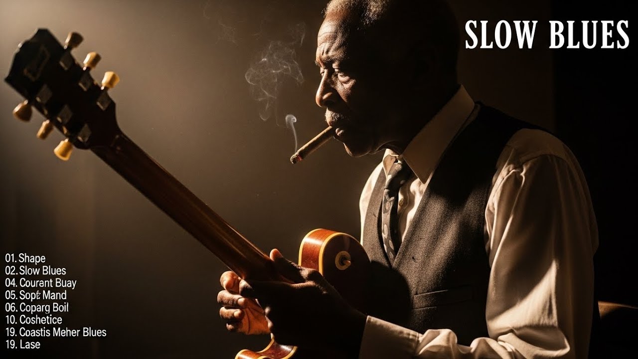 Chicago Blues Music – Smooth Soulful Slow Blues Guitar for Midnight Vol.151