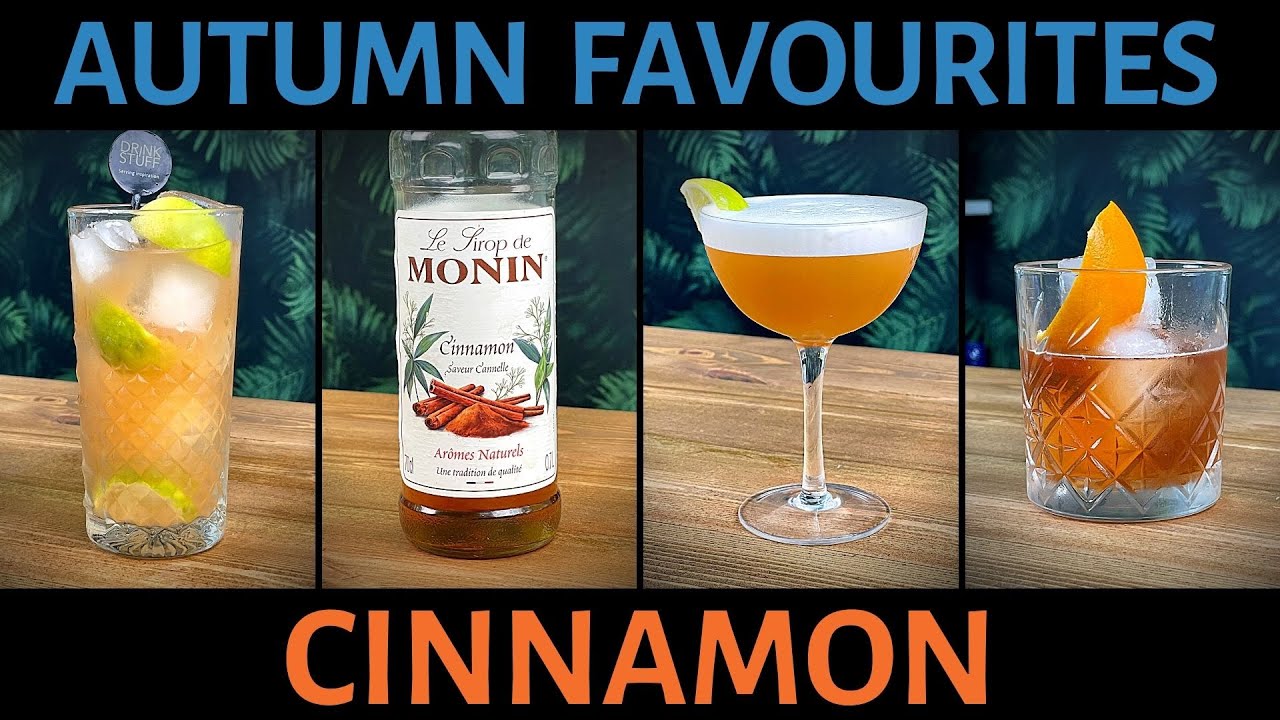 3 Easy Fall Cocktails with Monin Cinnamon Syrup | Autumn Cocktails