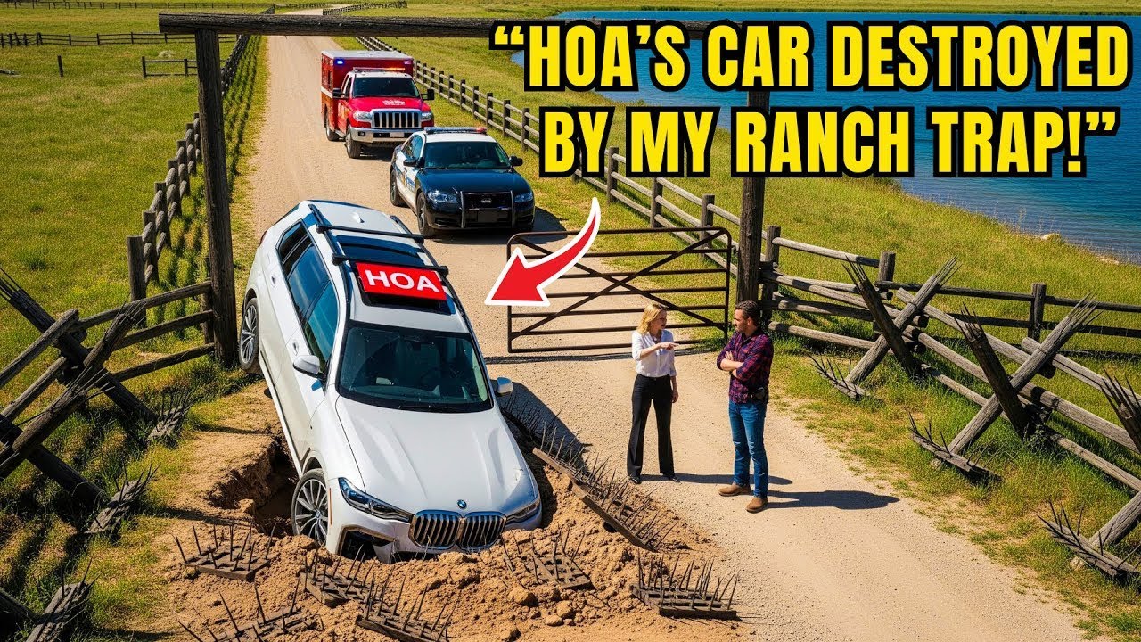 HOA Karen Kept Driving Through My Ranch Gate — So I Set a Trap They Never Saw Coming