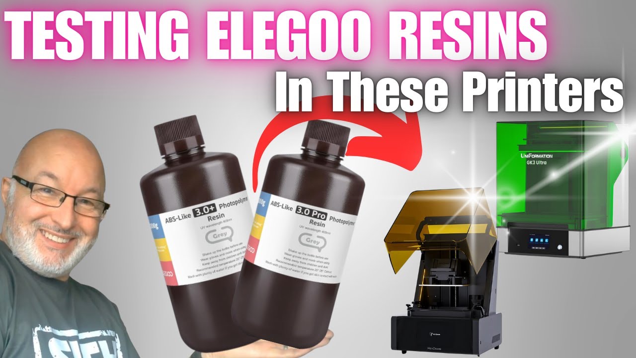 Testing Elegoo ABS Like 3 Pro & Plus Resin In The Reflex RS & GK3 Ultra