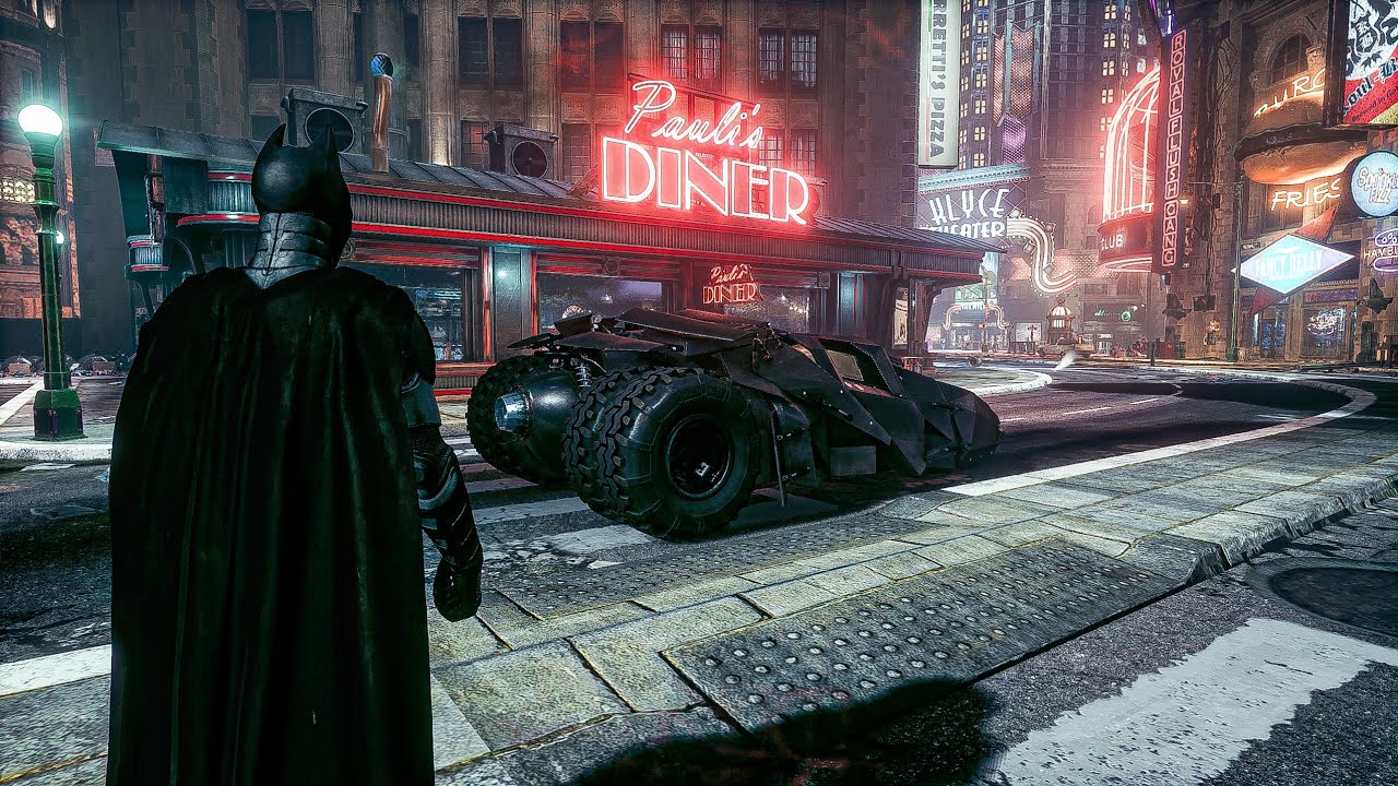 Batman Arkham Knight - Free Roam Combat - PC Gameplay (The Dark Knight Style)