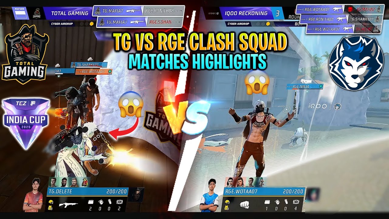 RGE VS TG | EMOTE REVENGE | FFMIC SWISS CS MATCHES HIGHLIGHTS | TOTAL GAMING VS IQOO RECKONING ESP
