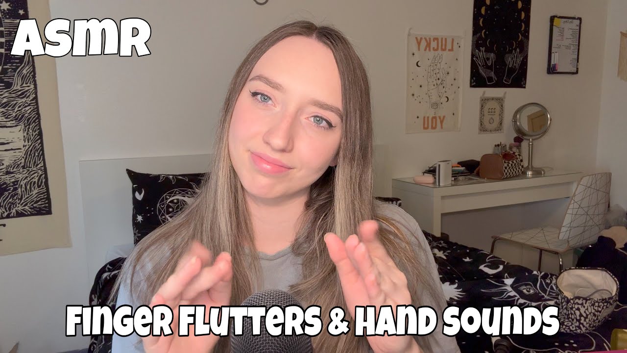 ASMR 20 MINUTES FINGER FLUTTERS & HAND SOUNDS 🎧