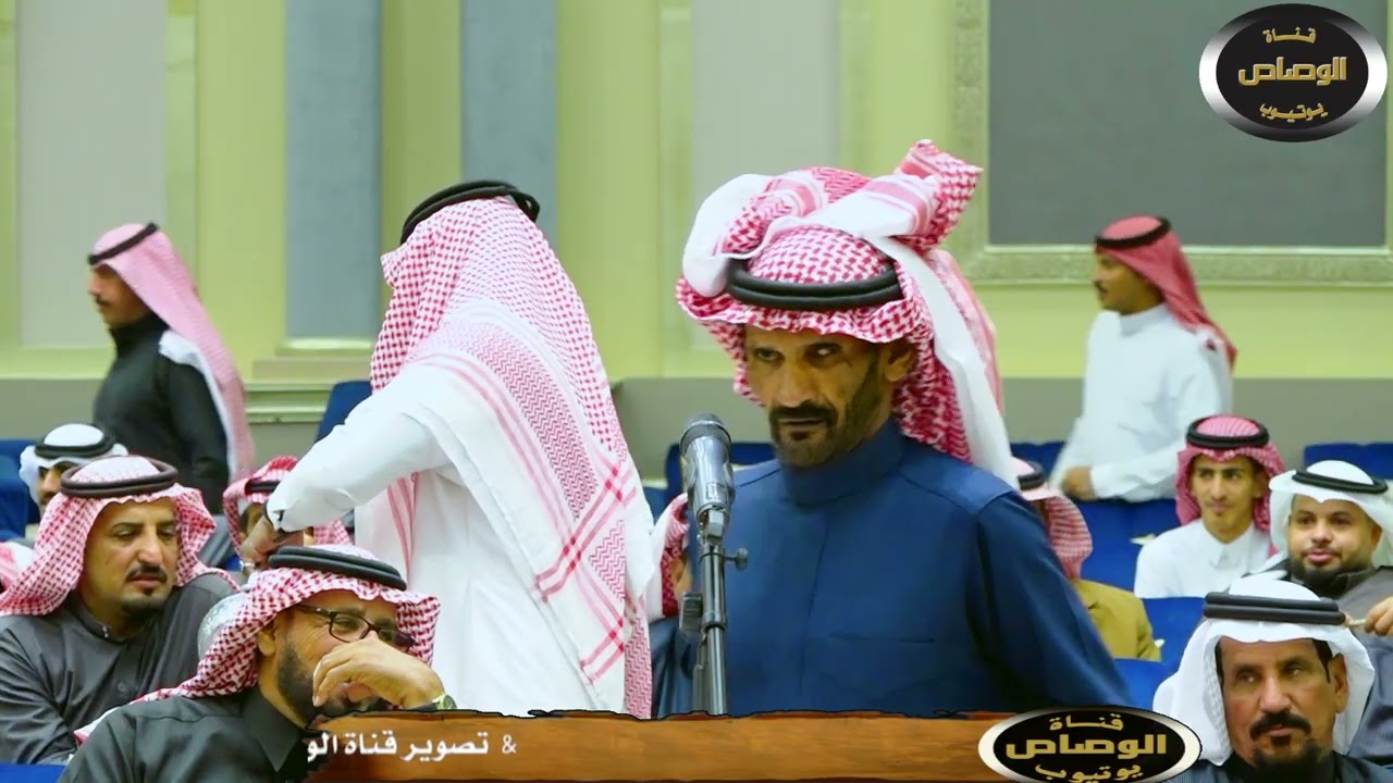 طاروق الشاعر راشد السحيمي والشاعر محمد رغيان العازمي في زواج فرحان عيد سعيد العازمي