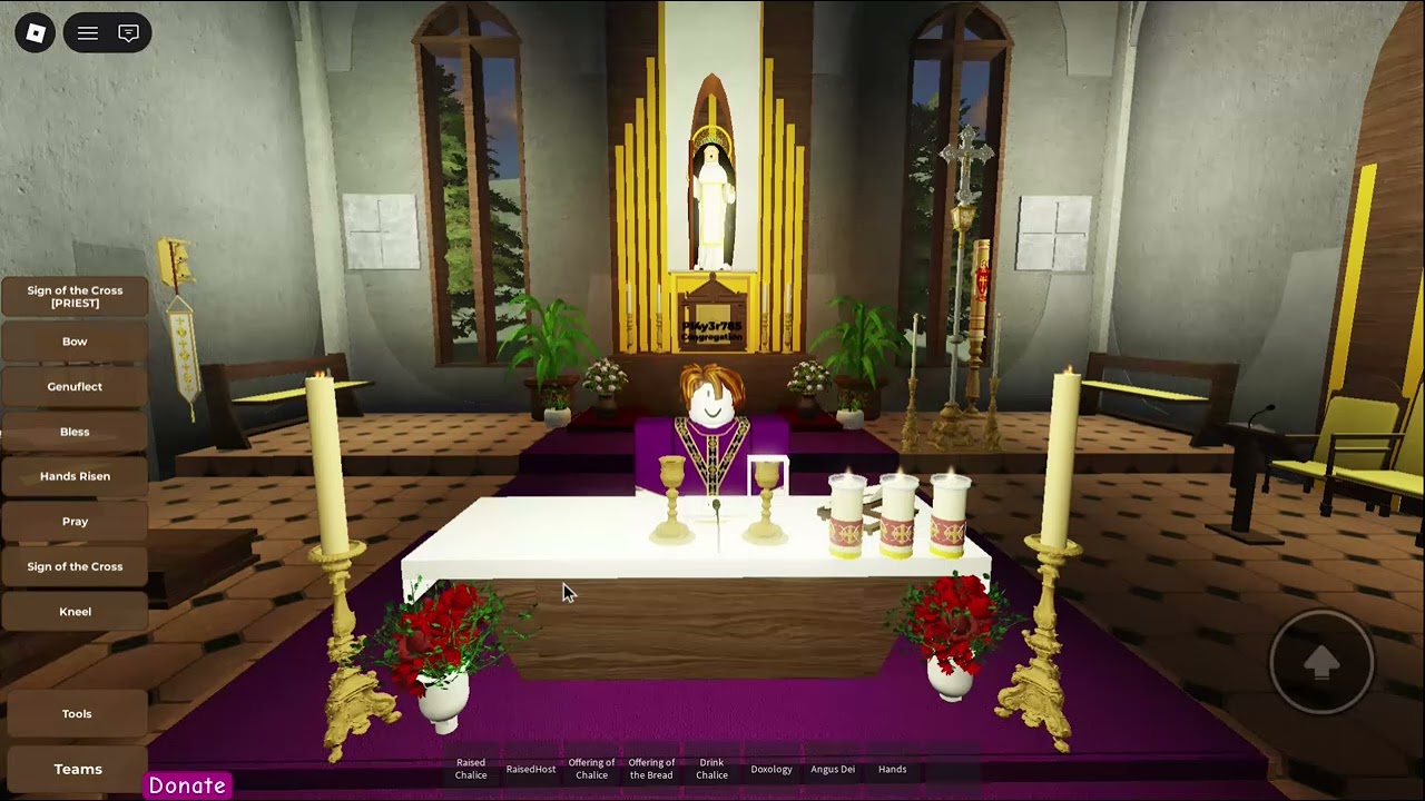 11AM Friday Live Mass Today 3/6/26 (Simulated in Roblox)