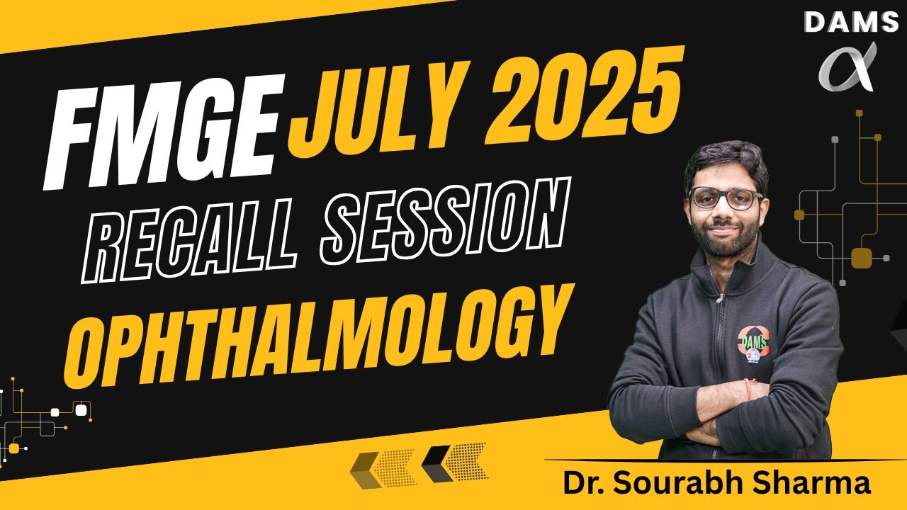 FMGE Jan 2026 Ophthalmology Recall | Dr. Sourabh Sharma