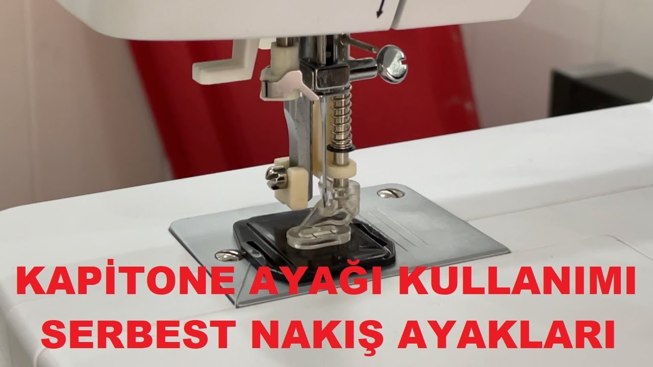 Kapitone Serbest Nakış Ayağı Aplike Sarma Ayakları