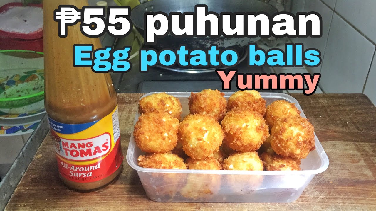 55 pesos puhunan doble ang kita | egg potato balls recipe for food business