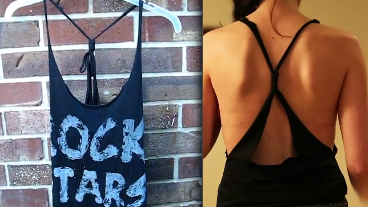 DIY T-SHIRT TO RACERBACK