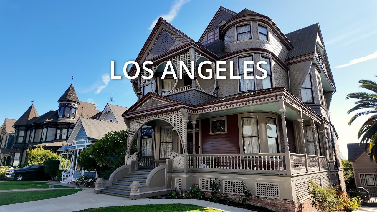 Los Angeles, Caroll Avenue, Thriller, Mad Men, Charmed, Victorian Style Homes