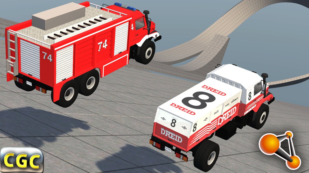 BeamNG drive Death Falls ETK 6000 crash testing #5