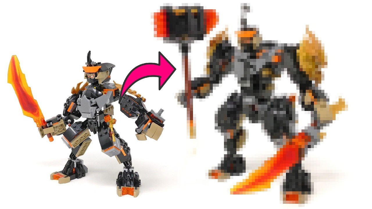 Восстановление миссии Коула из LEGO Ninjago
