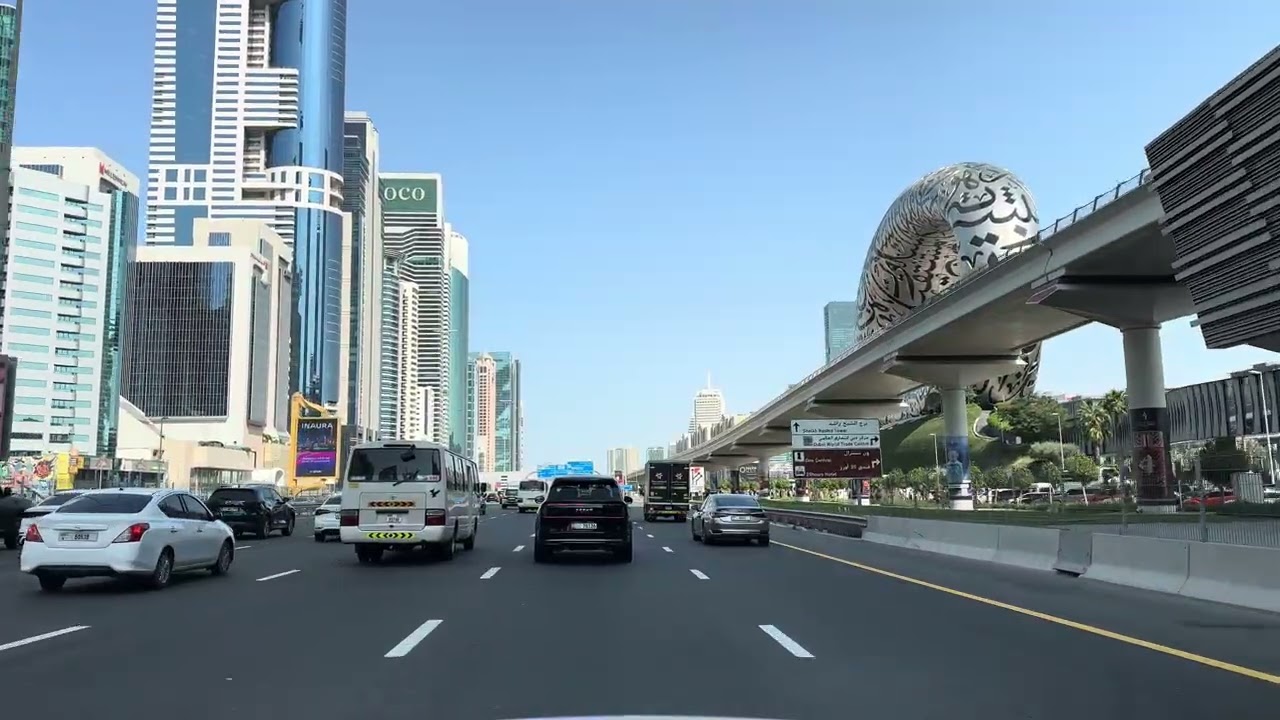 Dubai Mall Downtown to One Central Smooth Drive 🇦🇪 | Relaxing City Drive | 4K 60FPS 21 January 2026