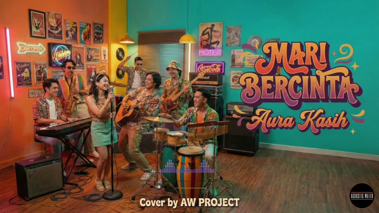 MARI BERCINTA - AURA KASIH (COVER) | FUNK ACOUSTIC VERSION