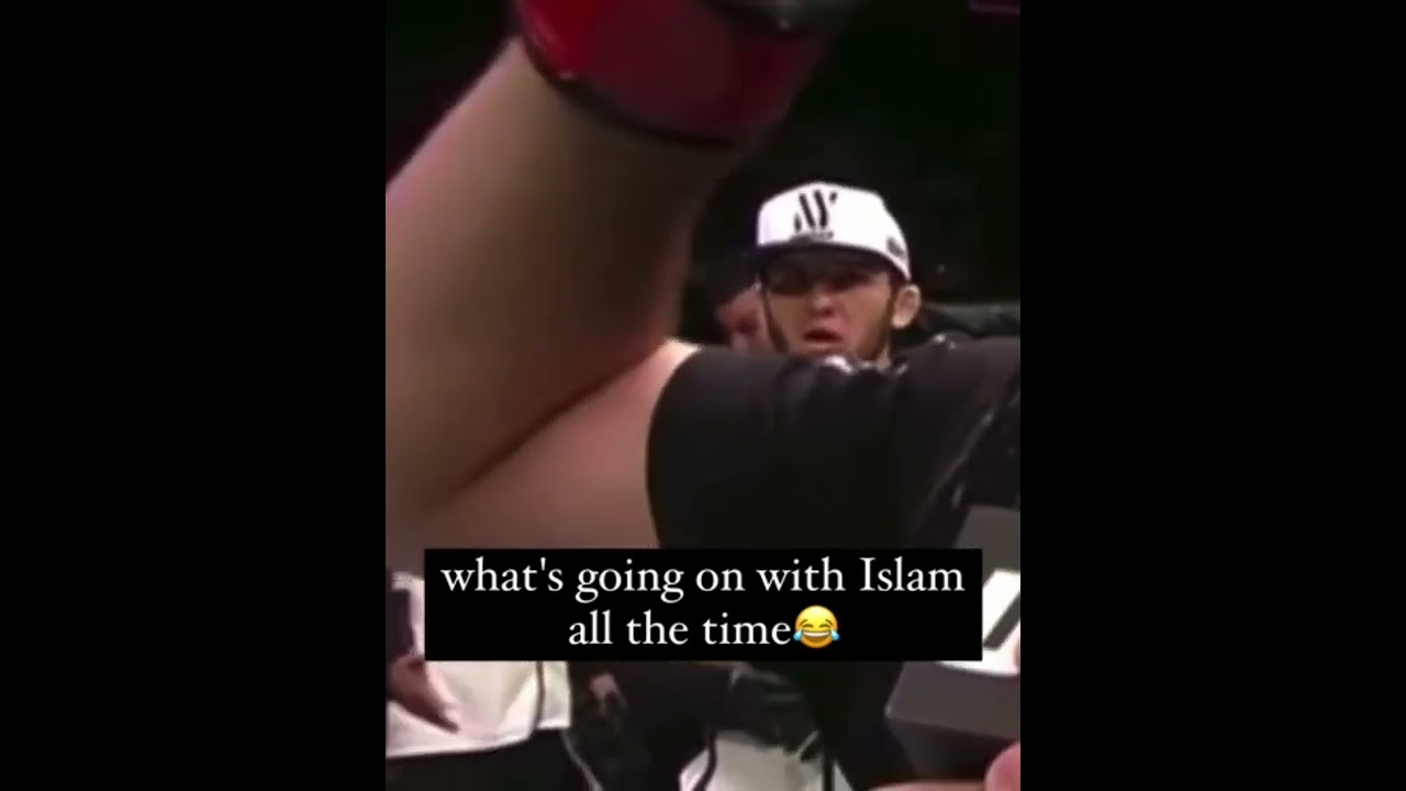 What's going on with Islam Makhachev all the time 😂