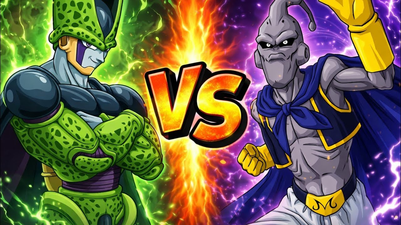 Perfect Cell vs Evil Buu | Dragon Ball Z Mashup 