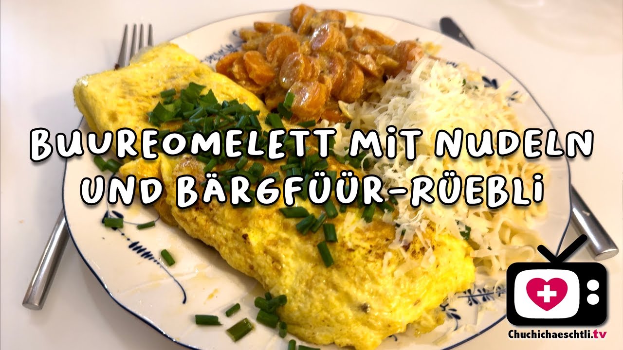 EINFACH GUT: Bauernomelette mit Bergfeuerkarotten und Nudeln