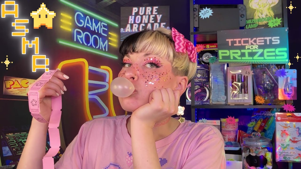 Over It ARCADE Attendant Exchanges YOUR Tickets 4 Prizes 🕹️ Soft Spoken ASMR for Sleep & Relaxation