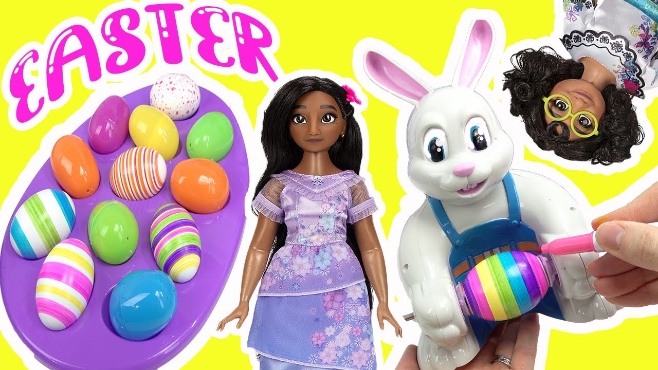 Disney Encanto Mirabel, Isabela, Luisa Decorate Easter Eggs DIY Crafts for Kids