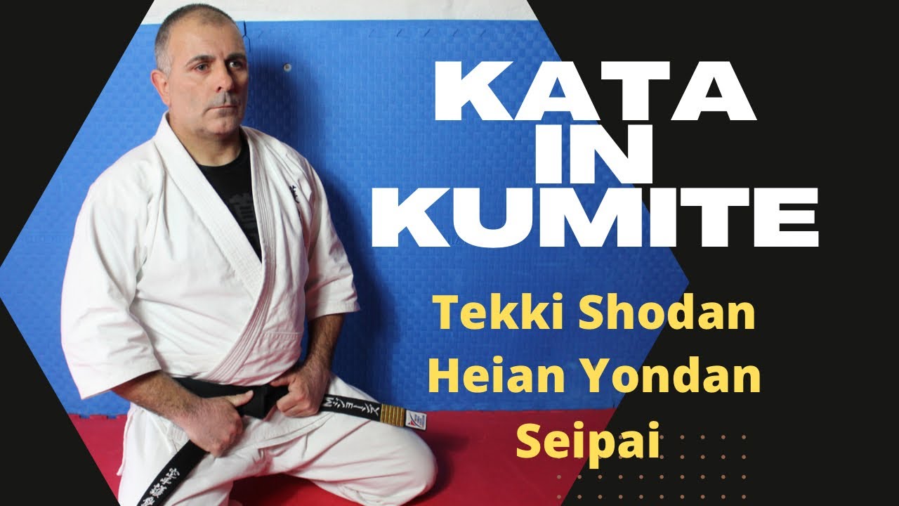 Kata Application: Kick or knee defence Tekki, Heian Yondan and Seipai. #kataapplication #bunkai