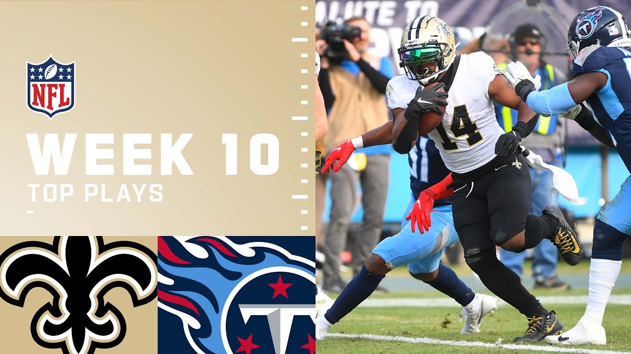 Saints Top Plays from Week 10 vs. Titans | New Orleans Saints