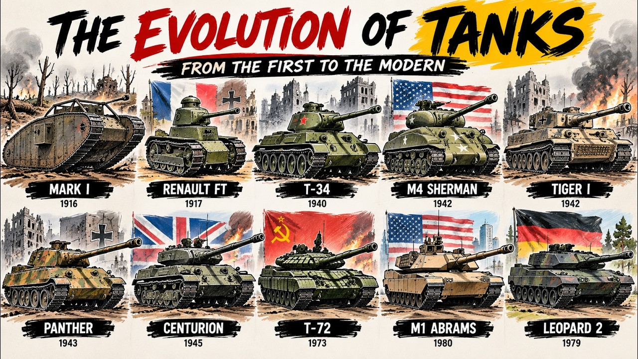 Every Generation of Tanks Explained