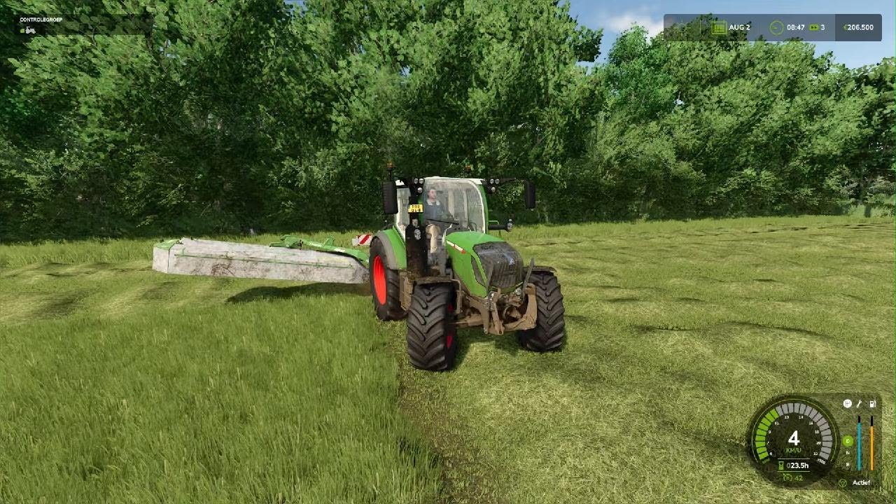 Gras maaien om te schudden - De Friese Wouden #27 FS25 Westdijk-Farming