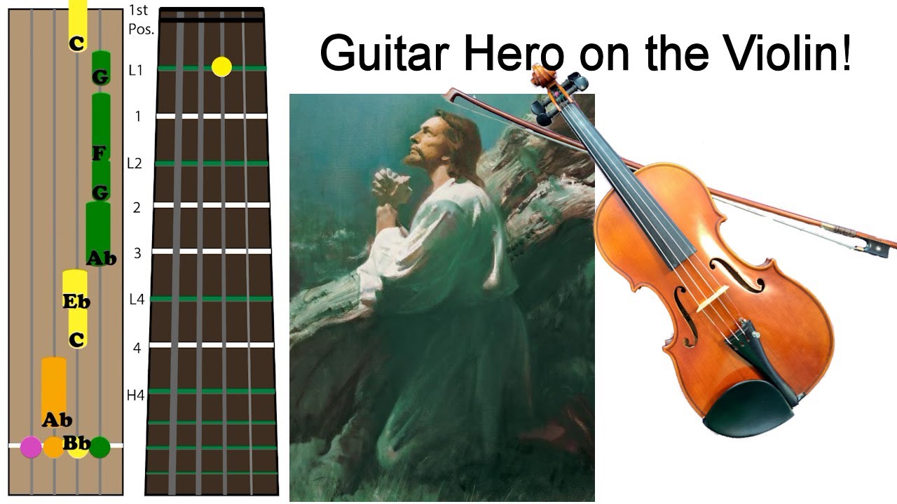 Gethsemane on Violin Play-Along Style