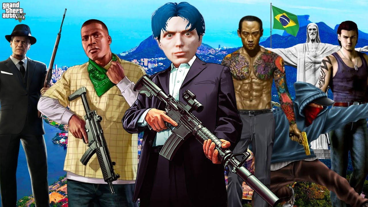 ကျနော် တုတ်ကြီးနဲ့အတူ Brazil နိုင်ငံမှာလူမိုက်ခေါင်းဆောင်လုပ်ခဲ့တယ်/ I Went to Brazil in GTA V