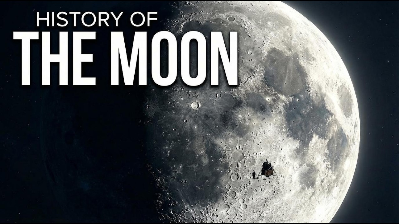 Вся история Луны (4,5 миллиарда лет за 45 минут)