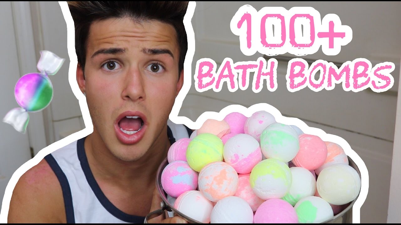 EXTREME 100+ BATH BOMBS CHALLENGE!