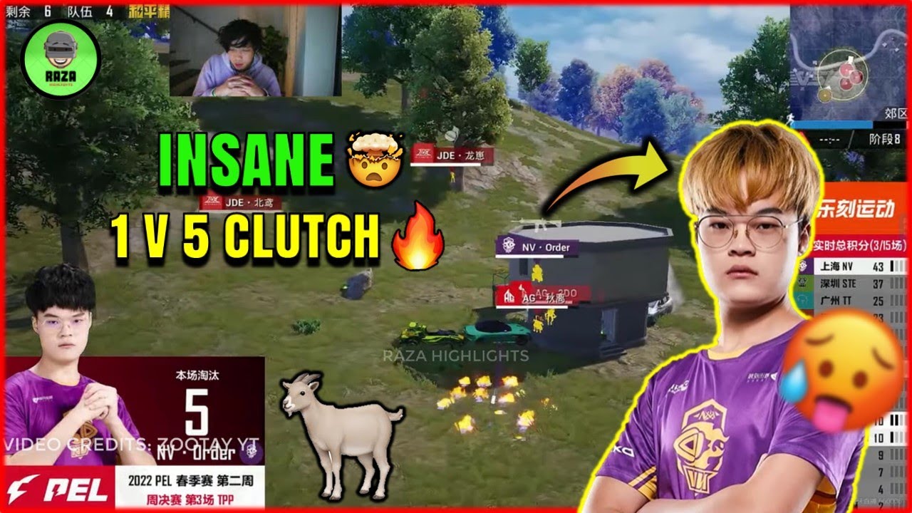 NV ORDER THE GOAT 🐐 1v5 / 1v3 CLUTCH PEL 2022 S1 🥵🔥