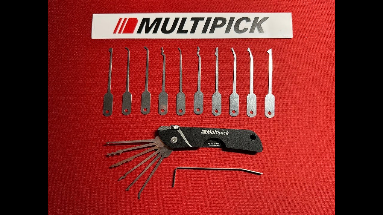 (66) MULTIPICK JACKKNIFE POCKET PICK SET