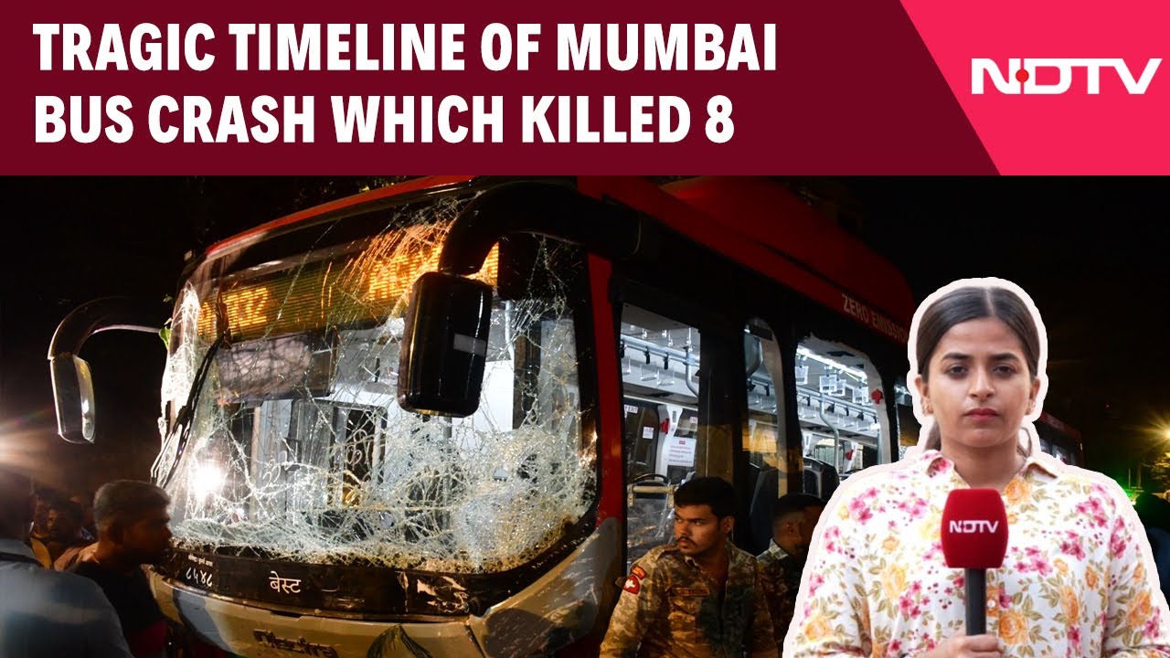 Mumbai Bus Accident | Bus Rams Vehicles, Apartment Gates In Mumbai, Kills 8