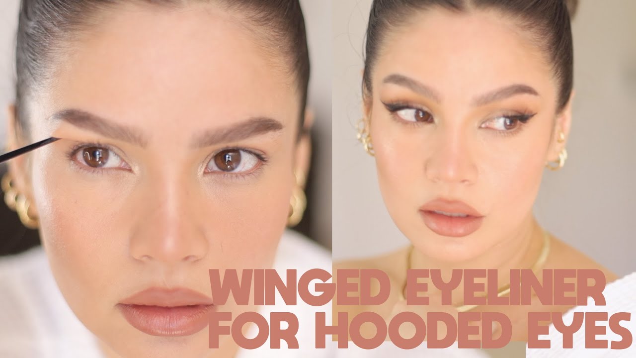 Why this technique on HOODED eyes is better than winged Eyeliner! | Maiah Ocando